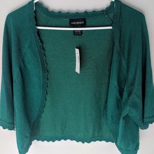 Green Lane Bryant cardigan NWT